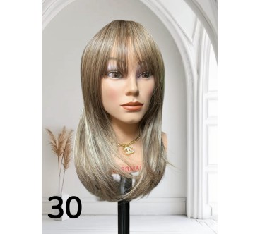 PERUKA 30 Ciemny blond 45cm