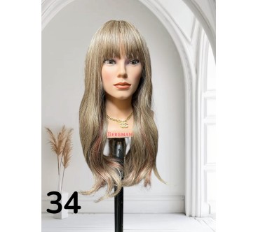 PERUKA 34 CIEMNY CHŁODNY ODCIEN BLONDU