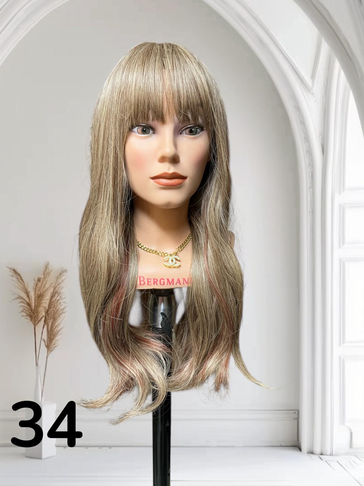 PERUKA 34 CIEMNY CHŁODNY ODCIEN BLONDU PERUKA 34 CIEMNY CHŁODNY ODCIEN BLONDU