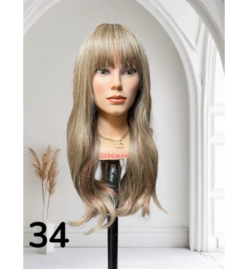 PERUKA 34 CIEMNY CHŁODNY ODCIEN BLONDU