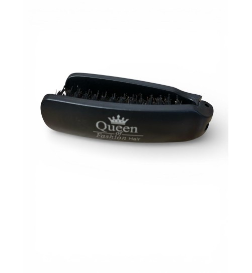 S9 SZCZOTKA CZARNA  Z WŁOSIEM Z DZIKA DO TOREBKI MINI