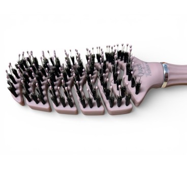 S12 SZCZOTKA SYLIKOWANA Z WŁOSIEM Z DZIKA BRĄZOWA