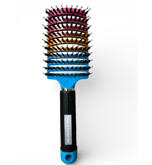 S7 SZCZOTKA Z WŁOSIEM Z DZIKA  KOLOROWA