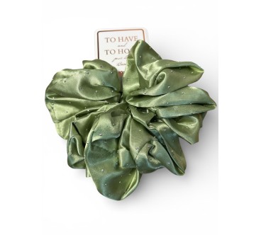 GUMKA SATYNOWA OLIWKA Z CYRKONIAMI