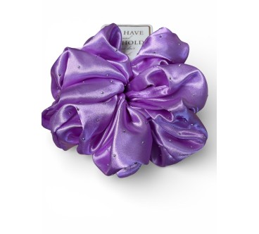 GUMKA SATYNA FIOLET Z CYRKONIAMI