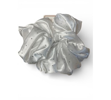 GUMKA SATYNA CYRKONIE BIAŁA