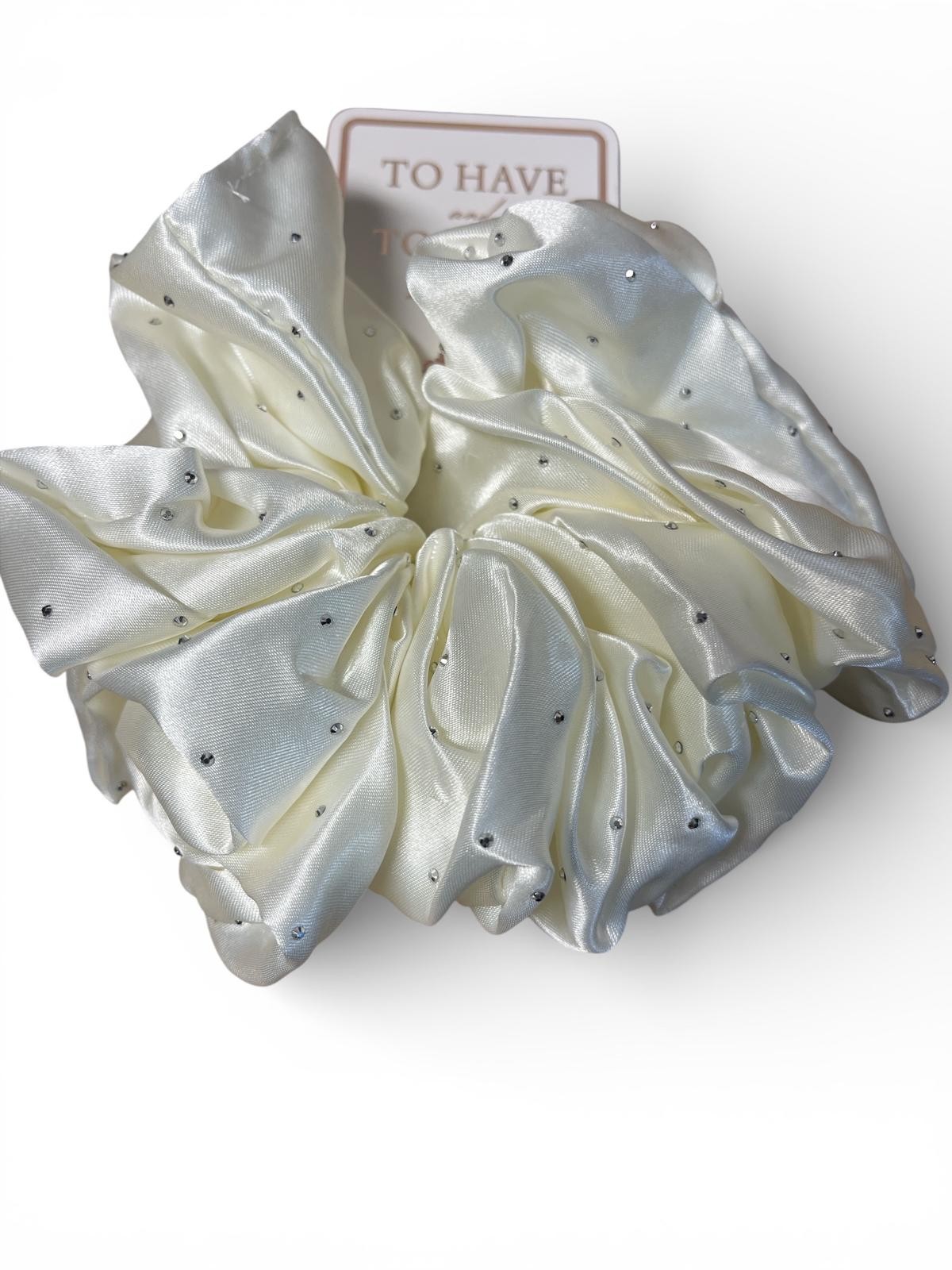 GUMKA SATYNOWA CYRKONIE ŚMIETANKA GUMKA SATYNOWA CYRKONIE ŚMIETANKA