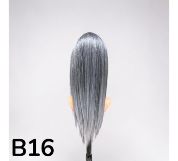 KUC B16 OMBRE CZARNY Z POPIELEM