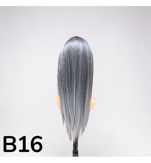 KUC B16 KLAMERKA OMBRE CZARNY Z POPIELEM