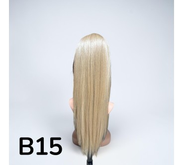 KUC B15 KLAMERKA BEŻOWY BLOND Z POJAŚNIENIAMI BLONDU