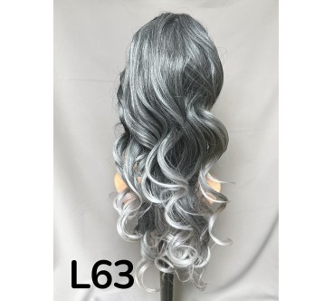 KUC L63 OMBRE CZARNY Z POPIELEM