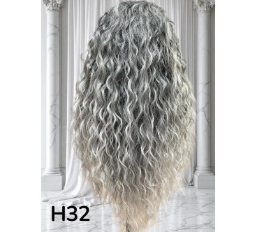 KUC H32 OMBRE CZARNY Z POPIELEM