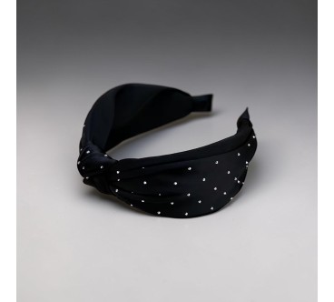 op 28 czarna satyna cyrkonie