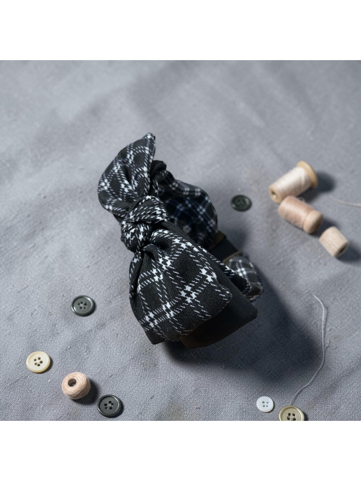 Op.56 Opaska z podwójną kokardką na druciku