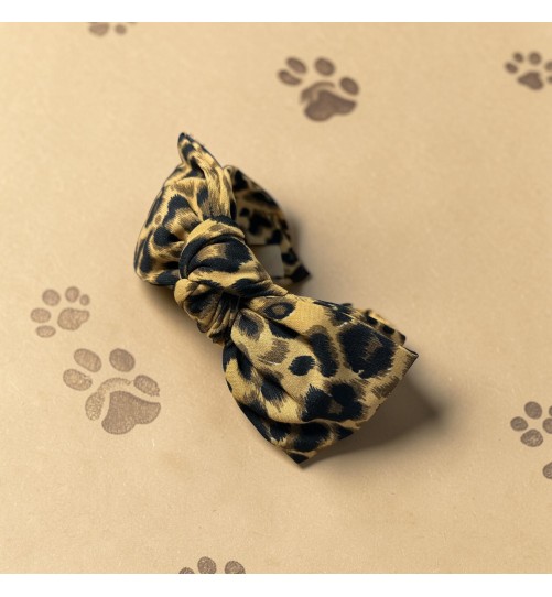 Opaska OP70 PANTERKA BRĄZOWO-CZARNA Z KOKARDA