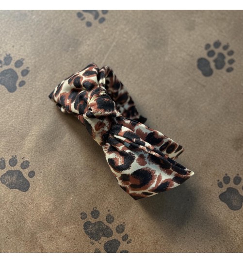 Opaska OP71Panterka Czekoladowo-Czarna