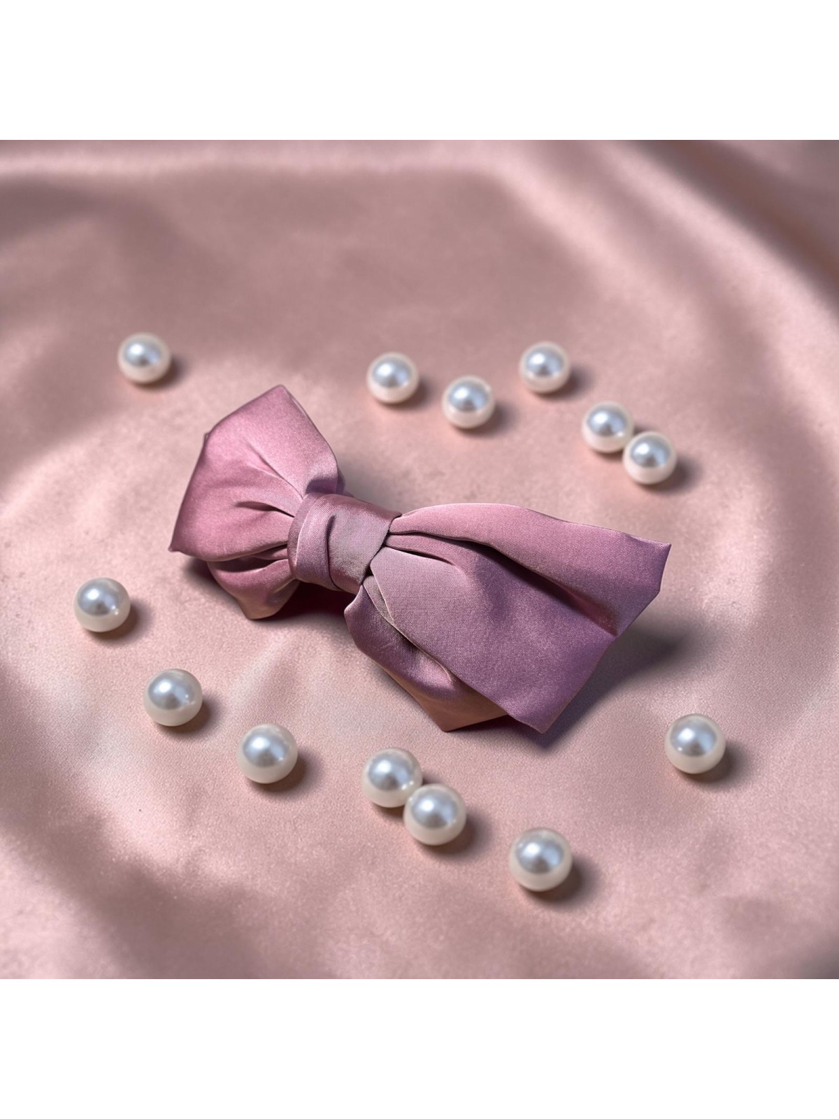 Op.60 Opaska Satynowa z Kokardką