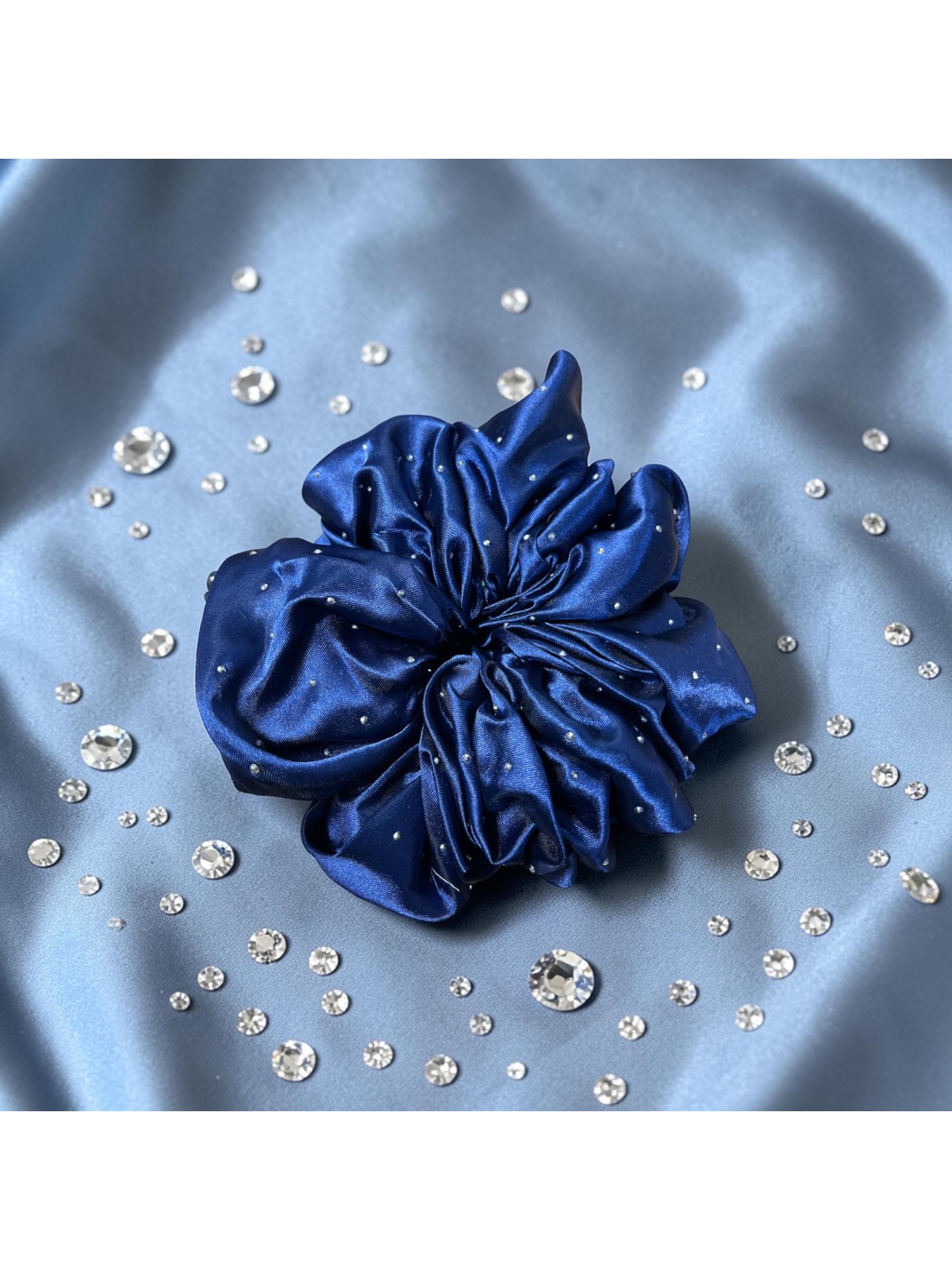 GUMKA SATYNA GRANAT Z CYRKONIAMI