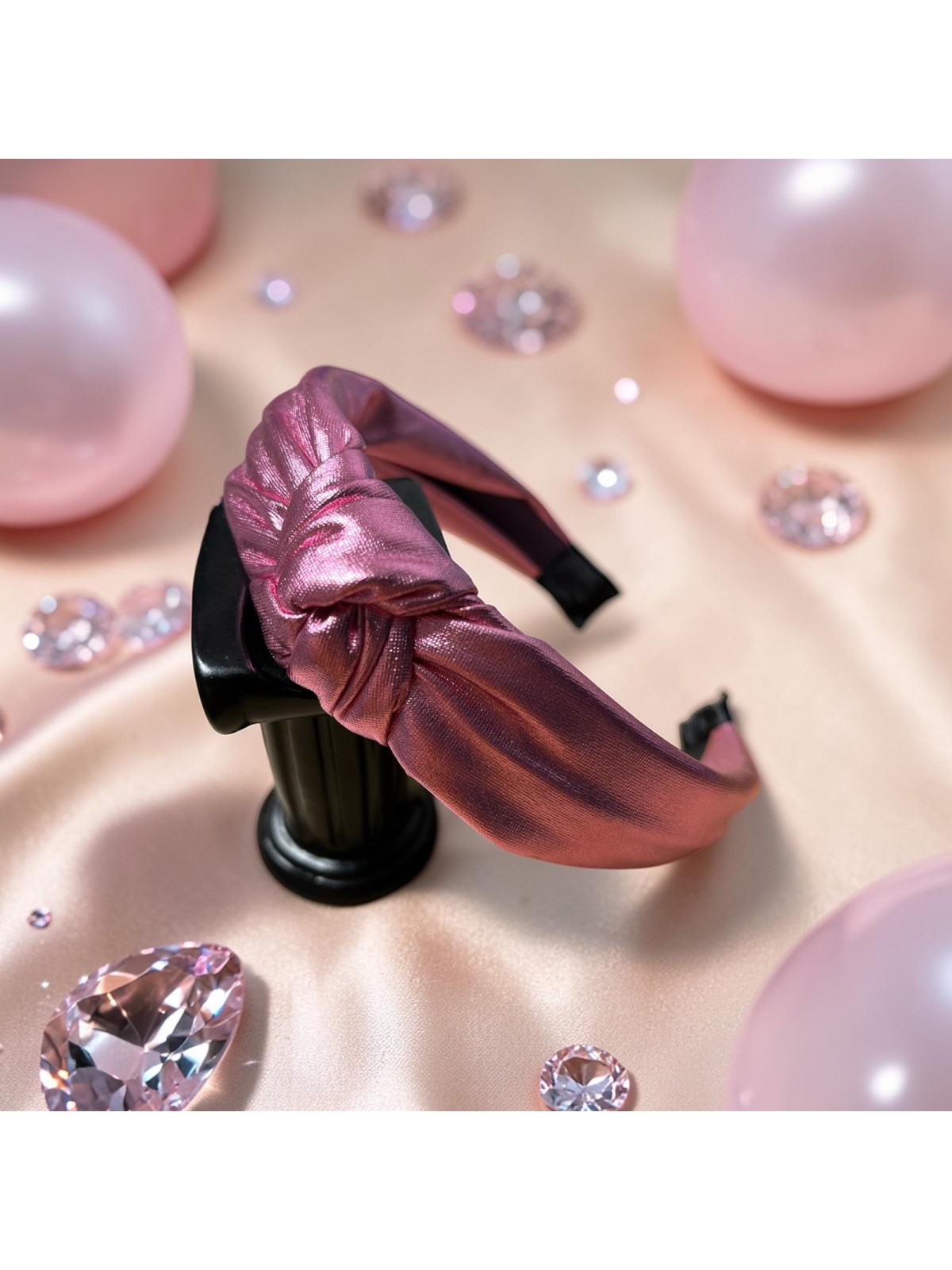 op.70 Opaska Pudrowy Róż-Disco