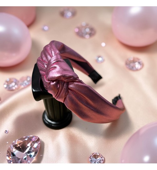 op.70 Opaska Pudrowy Róż-Disco