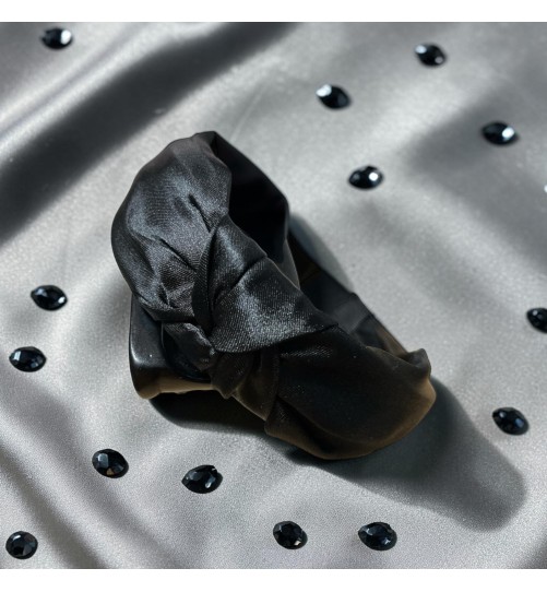 Op.32 Opaska Satynowa Czarna