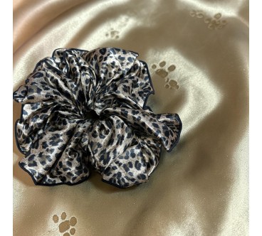 GUMKA 6 Złota z Czarnym Satynowa Panterka