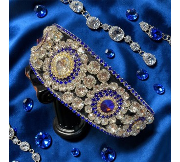 Op.74 Przepiękna Opaska Zdobiona Cyrkoniami