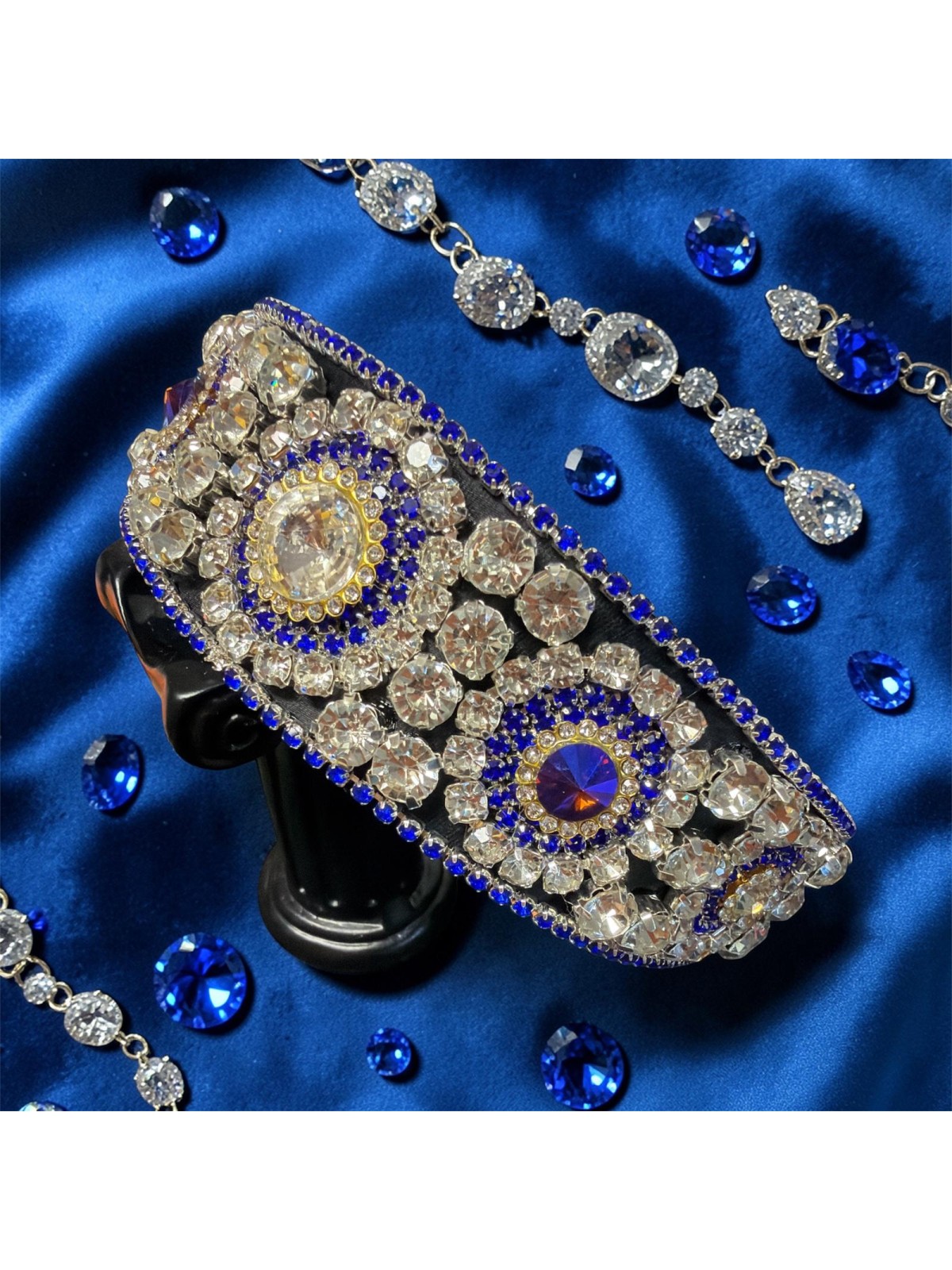 Op.74 Przepiękna Opaska Zdobiona Cyrkoniami