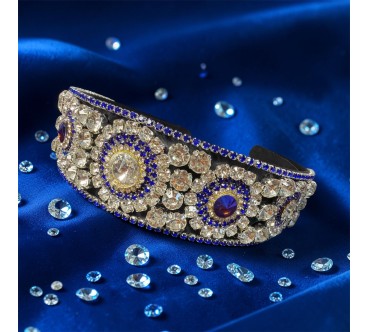 Op.74 Przepiękna Opaska Zdobiona Cyrkoniami