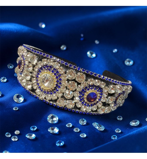 Op.74 Przepiękna Opaska Zdobiona Cyrkoniami