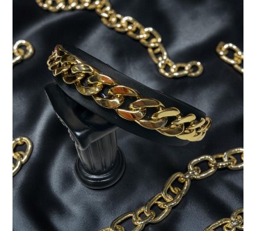 Op.81 Czarna Opaska z Łańcuszkiem