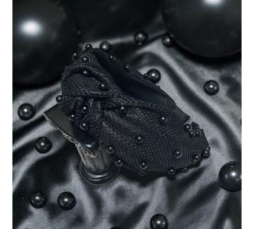 op.85 Czarna Opaska z Perłami