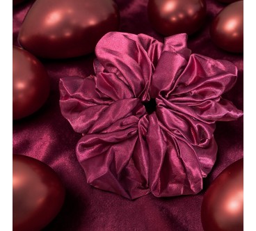 Gumka Satynowa Bordowa