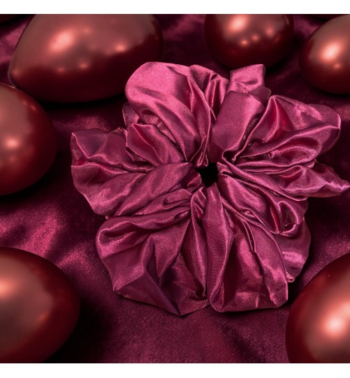 Gumka Satynowa Bordowa