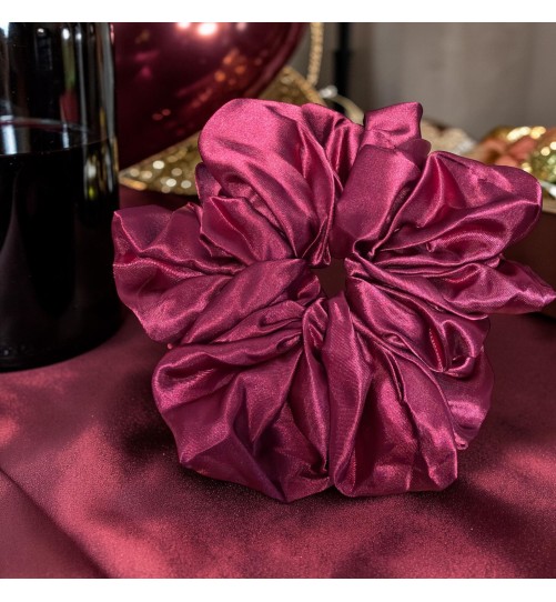 Gumka Satynowa Bordowa