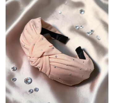 Op.91 Pudrowa opaska z cyrkoniami