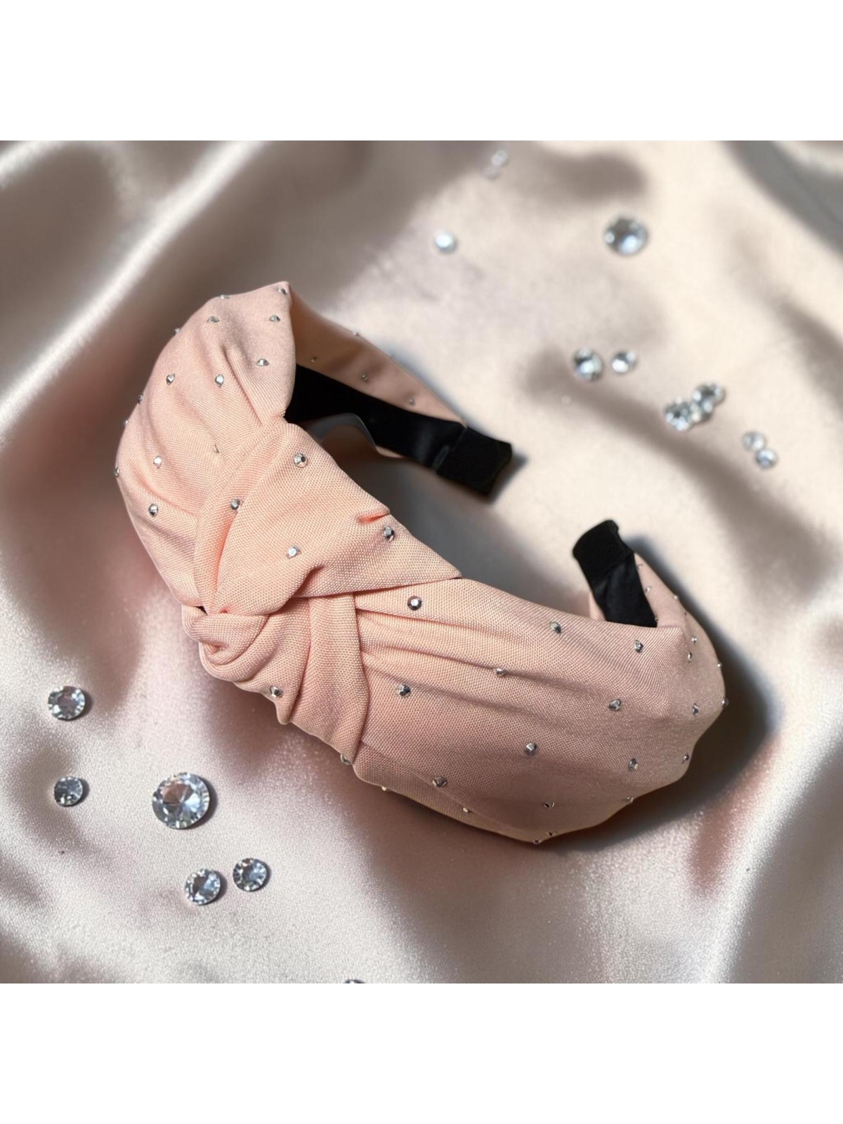 Op.91 Pudrowa opaska z cyrkoniami