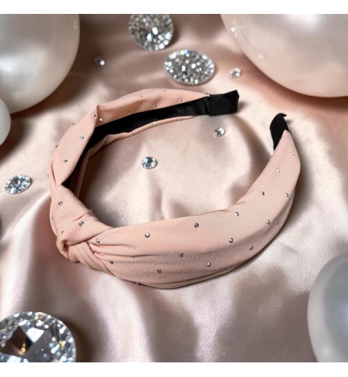 Op.91 Pudrowa opaska z cyrkoniami