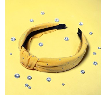 Op.91 Żółta opaska z cyrkoniami