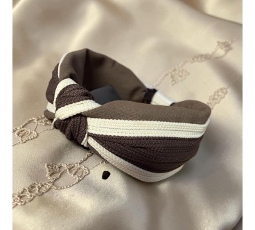 Op.301Piękna stylowa opaska brązowa