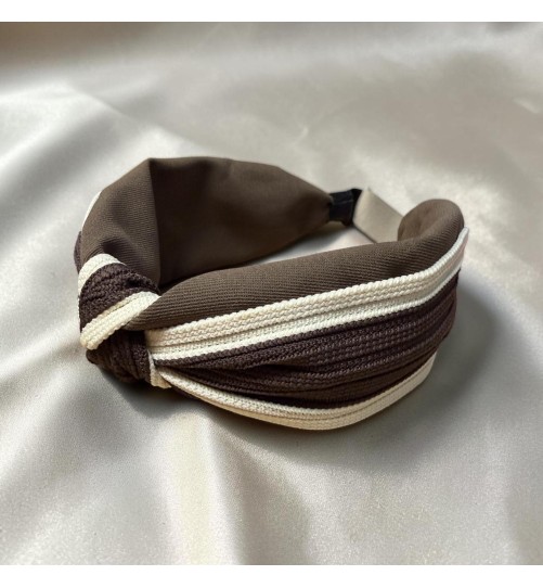 Op.301Piękna stylowa opaska brązowa