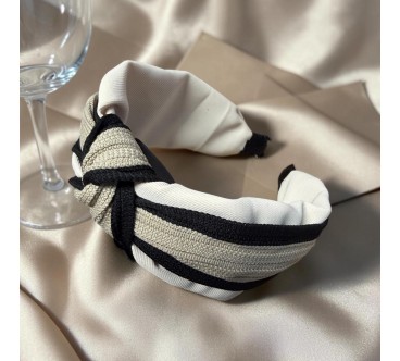 op.301 Piękna stylowa opaska śmietanka