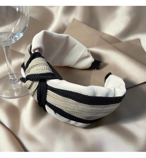 op.301 Piękna stylowa opaska śmietanka