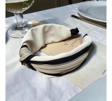 op.301 Piękna stylowa opaska śmietanka