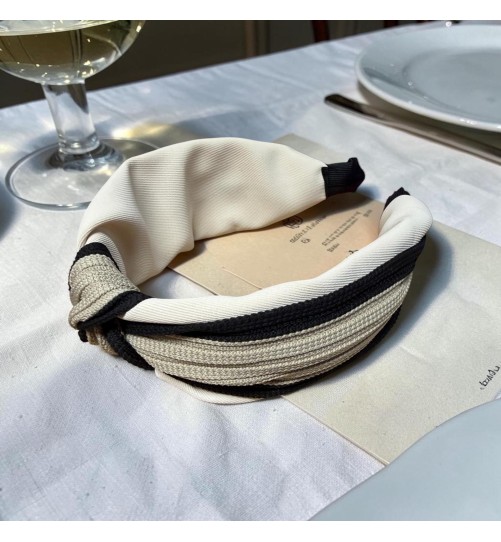 op.301 Piękna stylowa opaska śmietanka