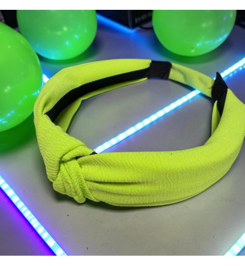 Op.64 Opaska Seledynowa +gumka kokardka