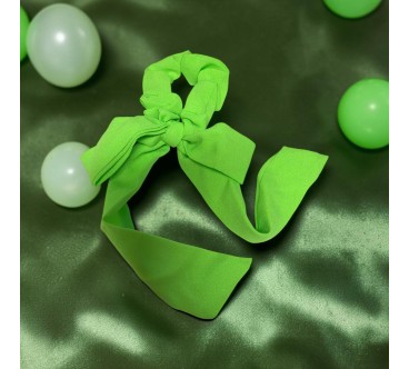 Op.66 Opaska Zielona + gumka kokardka