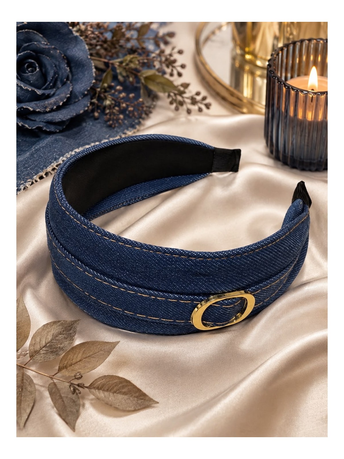 Op 106 Opaska ciemny jeans