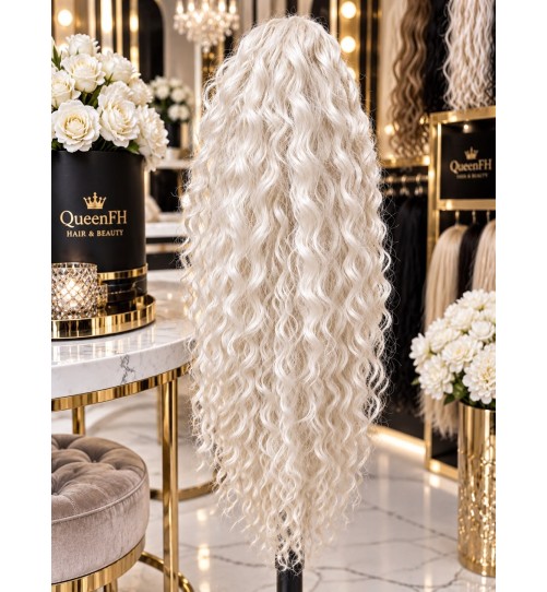 Kuc C 25 z klamerką Platynowy blond