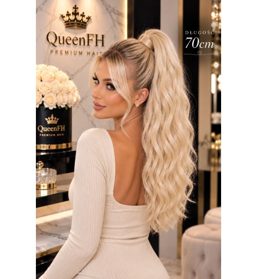 Kuc H15 jasny – kucyk termiczny 70 cm na klamrze | QueenFH